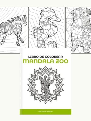 Mandala Zoo: Colorea y Encuentra Paz Interior
